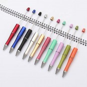 Beadable Pen kit with Acrylic Pen Case and Refill - Choose pen color