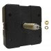 (#01) Quartz Clock Movement kit, quiet motor and LONG Black 9" hand, choose from regular to long shafts and hanger